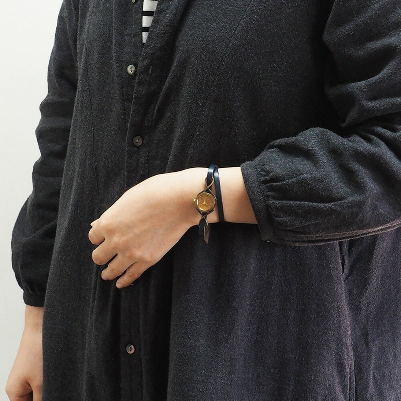 vie handmade watch “nostalgie” double belt ladies [WB-068-W-BELT] 