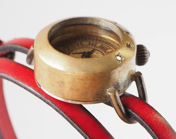 vie（ヴィー） 手作り腕時計 “with cristal -ウィズ クリスタル-” 2重ベルト レディース [WB-071-W-BELT]