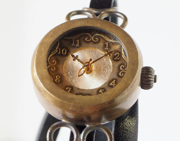 vie handmade watch “elegance” double belt ladies [WB-072-W-BELT] 