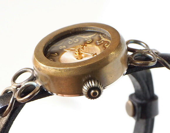 vie handmade watch “elegance” double belt ladies [WB-072-W-BELT] 