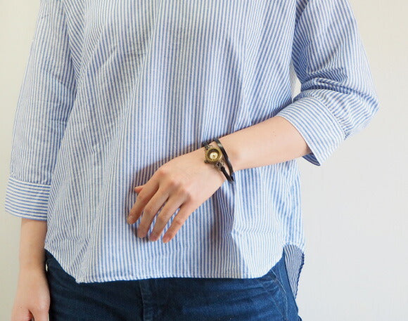 vie handmade watch “elegance” double belt ladies [WB-072-W-BELT] 