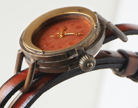 vie Handmade watch “Crescent moon” double belt ladies [WB-073-W-BELT] 