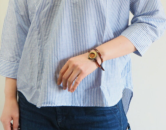 vie Handmade watch “Crescent moon” double belt ladies [WB-073-W-BELT] 