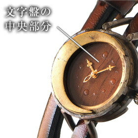vie Handmade watch “Crescent moon” double belt ladies [WB-073-W-BELT] 