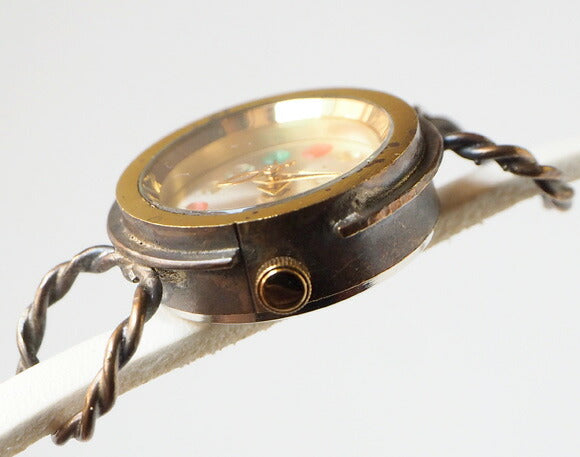 vie Handmade Watch “Pastel Drop” Double Belt Ladies [WB-074-W-BELT] 