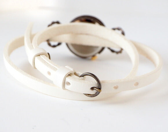 vie Handmade Watch “Pastel Drop” Double Belt Ladies [WB-074-W-BELT] 