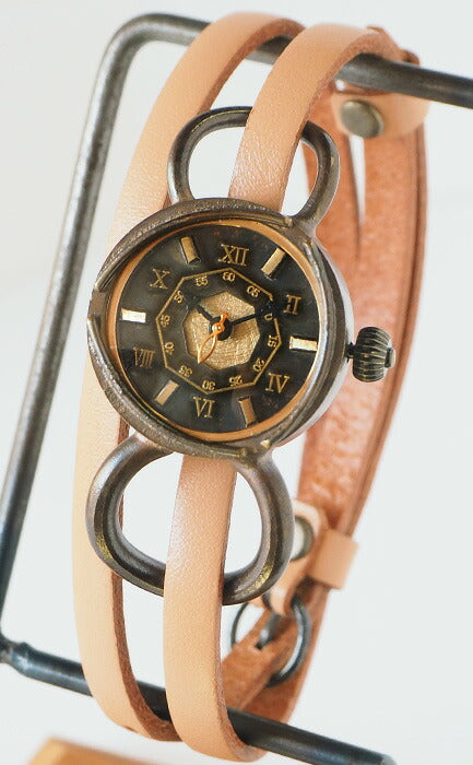 vie Handmade watch “collon antique” double belt ladies [WB-075-W-BELT] 
