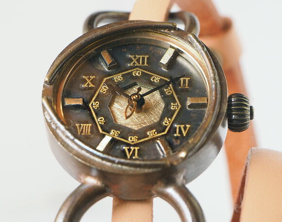 vie Handmade watch “collon antique” double belt ladies [WB-075-W-BELT] 