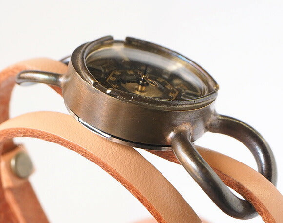 vie（ヴィー） 手作り腕時計 “collon antique -コロン アンティーク-” 2重ベルト レディース [WB-075-W-BELT]