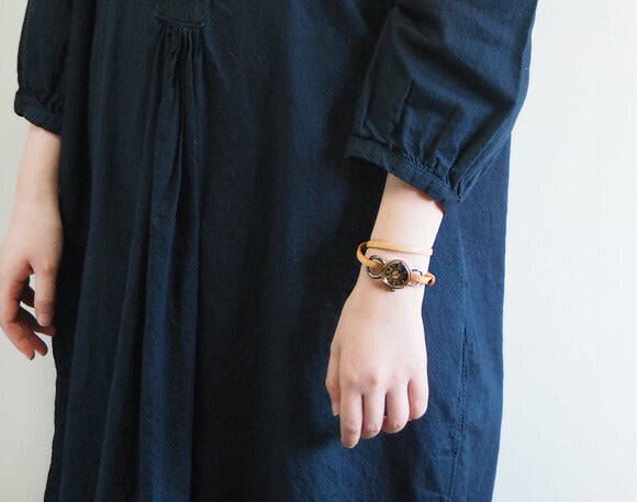 vie Handmade watch “collon antique” double belt ladies [WB-075-W-BELT] 