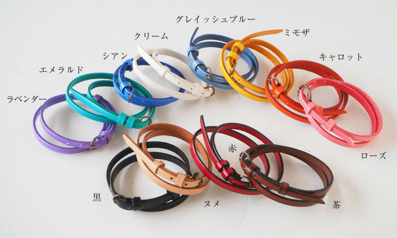 vie handmade watch “nostalgie” double belt ladies [WB-068-W-BELT] 