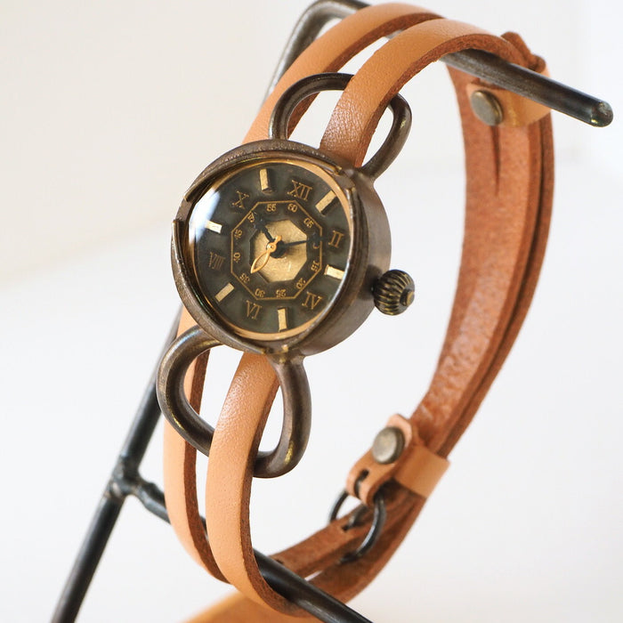 vie Handmade watch “collon antique” double belt ladies [WB-075-W-BELT] 
