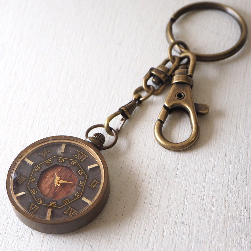 vie（ヴィー） 手作り懐中時計 “antique wood -アンティークウッド-” [WB-084]