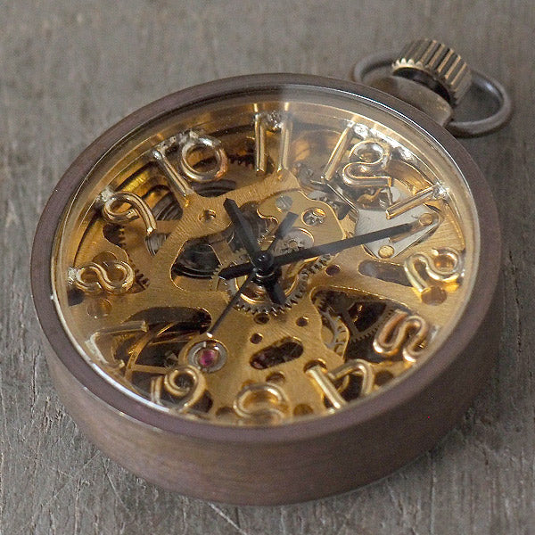 vie（ヴィー） 手作り懐中時計 “compact mecha -コンパクトメカ-” [WB-086]