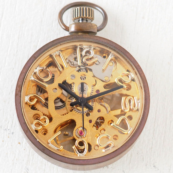 vie（ヴィー） 手作り懐中時計 “compact mecha -コンパクトメカ-” [WB-086]