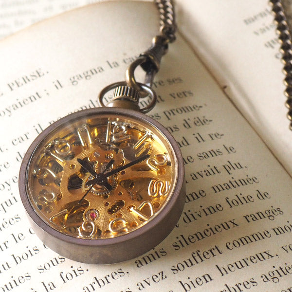 vie（ヴィー） 手作り懐中時計 “compact mecha -コンパクトメカ-” [WB-086]