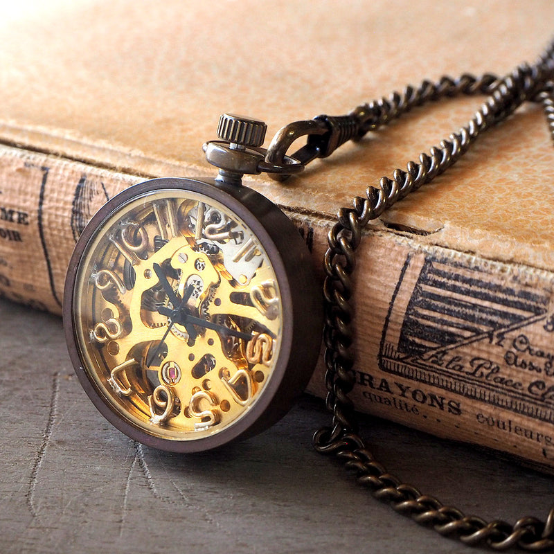 vie（ヴィー） 手作り懐中時計 “compact mecha -コンパクトメカ-” [WB-086]