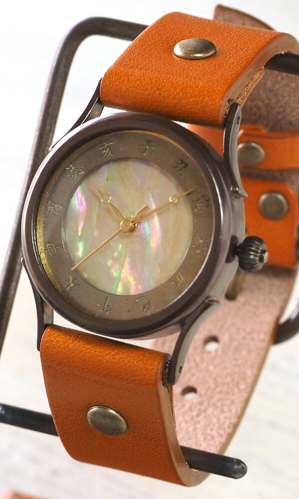 [You can choose the color of the dial] vie handmade watch made in Japan series Japanese clock mother-of-pearl dial M size [WJ-001M] 