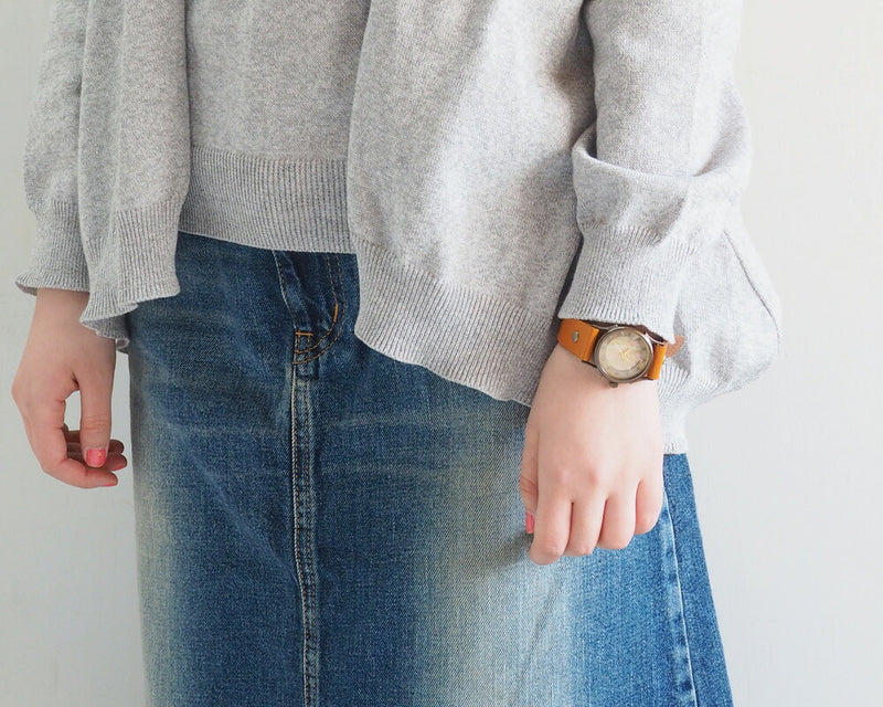 [You can choose the color of the dial] vie handmade watch made in Japan series Japanese clock mother-of-pearl dial M size [WJ-001M] 