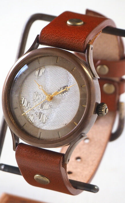 [Choose from 2 colors] vie Handmade Watch Made in Japan Series Nishijin Woven Dial Sakura L Size [WJ-002L] 