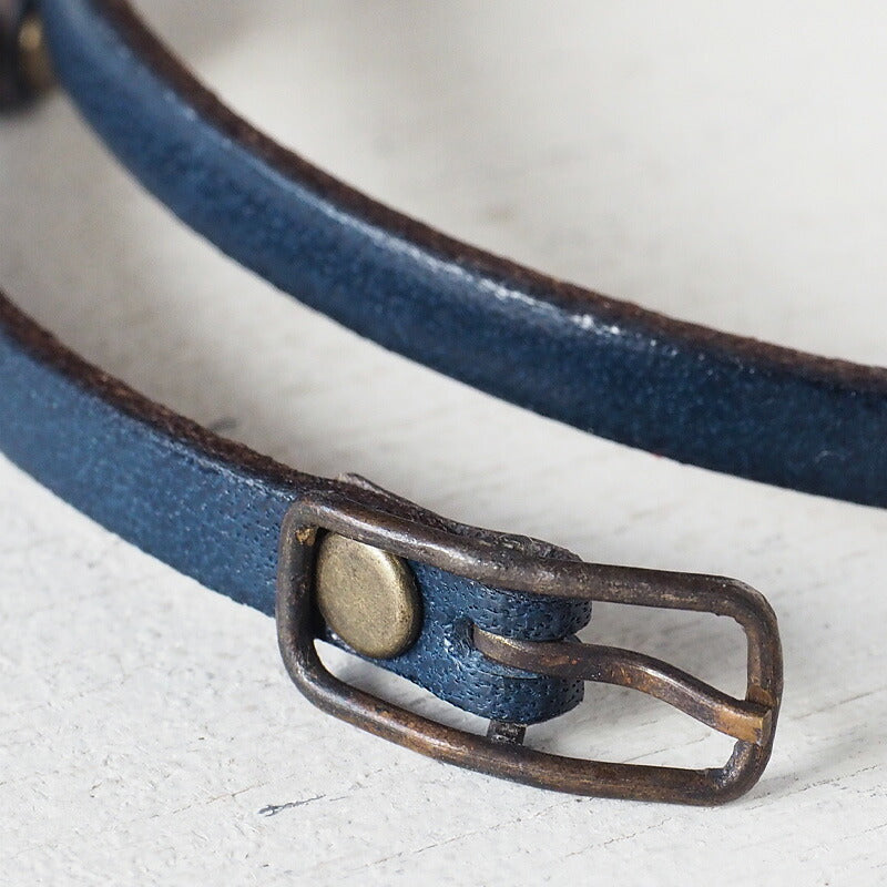 [3 colors] Vie Tochigi Leather 5mm width replacement double wrap replacement belt [WL005] Can also be used as a leather bracelet