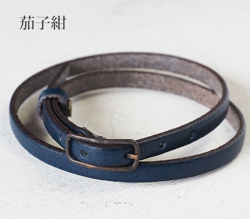[3 colors] Vie Tochigi Leather 5mm width replacement double wrap replacement belt [WL005] Can also be used as a leather bracelet