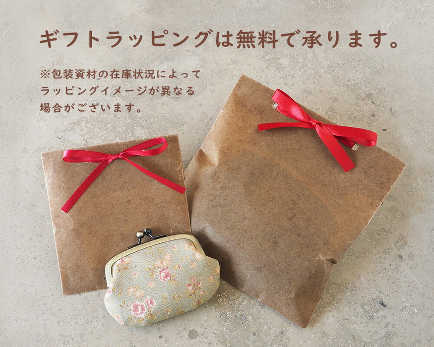 poussette Gamaguchi 4.5 inch “Flower printed linen” [g45110012] 