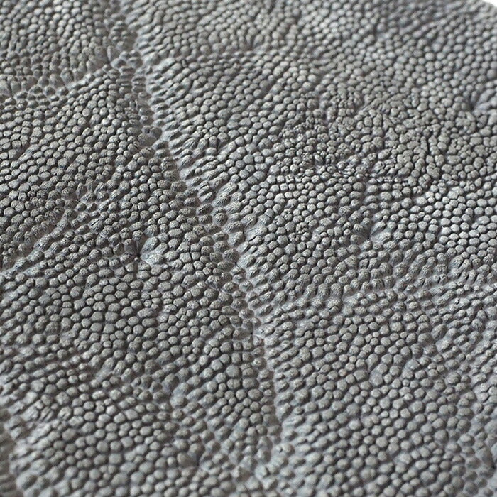 ZOO(ズー) 財布 長財布 象革 L字ファスナー グレー ゼブラウォレット8 [Z-ZLW-102-GY]