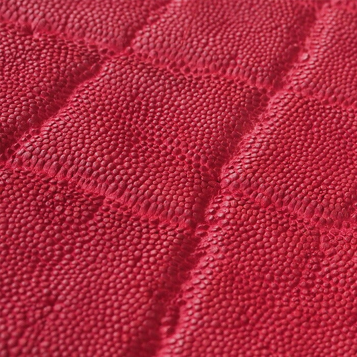 ZOO(ズー) 財布 長財布 象革 L字ファスナー レッド ゼブラウォレット8 [Z-ZLW-102-RD]